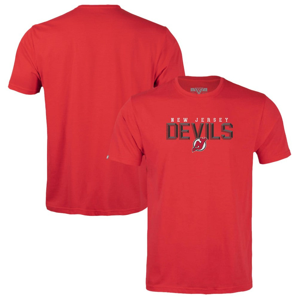 New Jersey Devils Levelwear Youth Little Richmond Carve T-Shirt - Red T-shirts