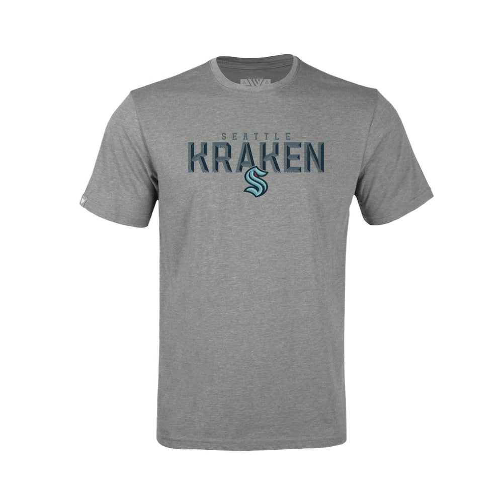 Seattle Kraken Levelwear Youth Little Richmond Carve T-Shirt - Gray T-shirts