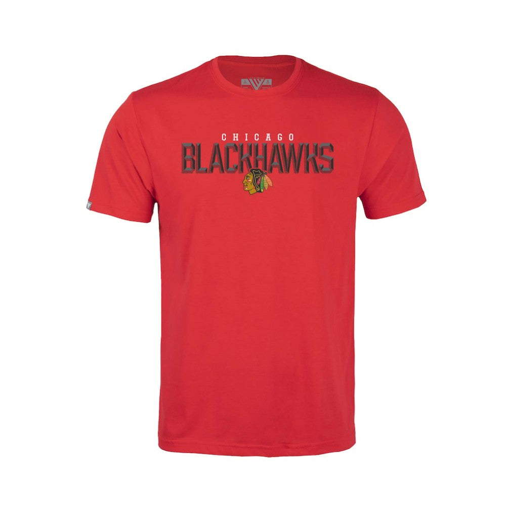 Chicago Blackhawks Levelwear Youth Little Richmond Carve T-Shirt - Red T-shirts