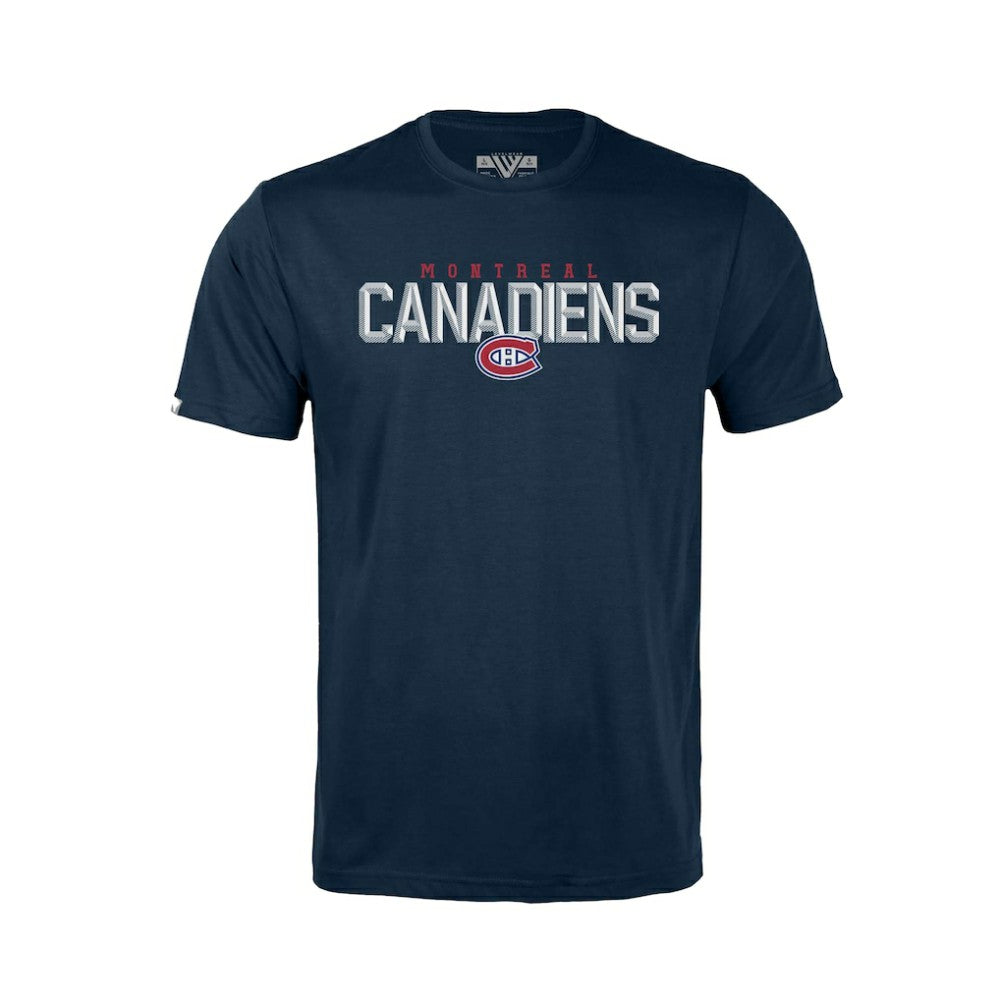 Montreal Canadiens Levelwear Youth Little Richmond Carve T-Shirt - Navy T-shirts
