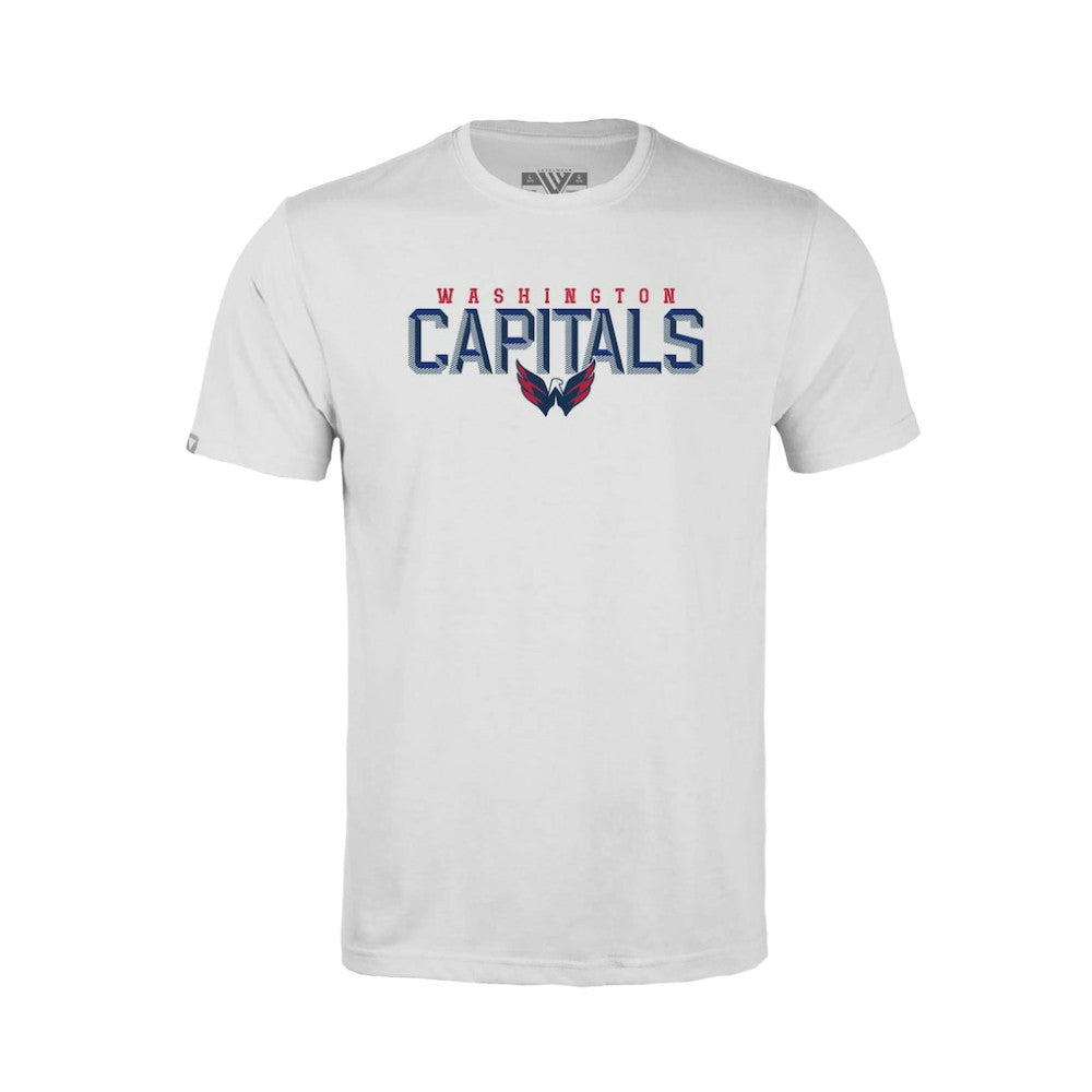 Washington Capitals Levelwear Youth Little Richmond Carve T-Shirt - White T-shirts
