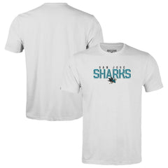 San Jose Sharks Levelwear Youth Little Richmond Carve T-Shirt - White T-shirts
