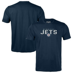 Winnipeg Jets Levelwear Youth Little Richmond Carve T-Shirt - Navy T-shirts