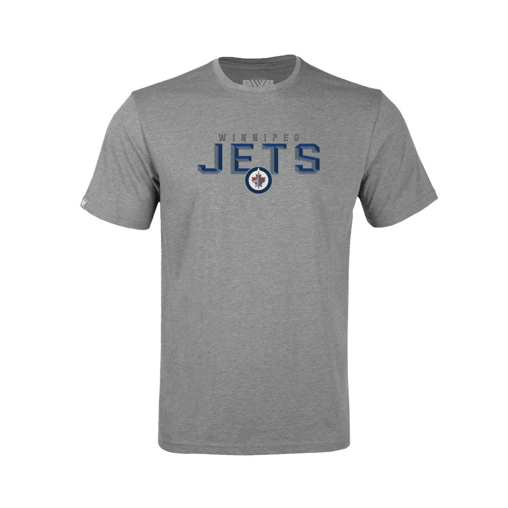 Winnipeg Jets Levelwear Youth Little Richmond Carve T-Shirt - Gray T-shirts