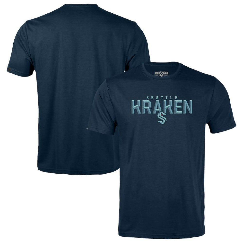Seattle Kraken Levelwear Youth Little Richmond Carve T-Shirt - Deep Sea Blue T-shirts