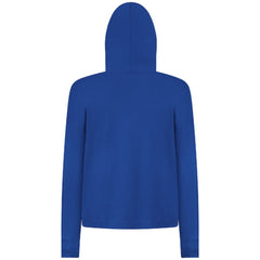 New York Rangers Levelwear Women's Sweet Monument Tri-Blend Cropped Pullover Hoodie - Royal Hoodies