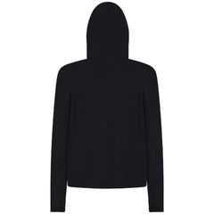 Edmonton Oilers Levelwear Women's Sweet Monument Tri-Blend Cropped Pullover Hoodie - Black Hoodies