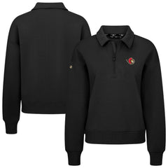 Ottawa Senators Levelwear Women's Canmore Quarter-Zip Pullover - Black Pullover
