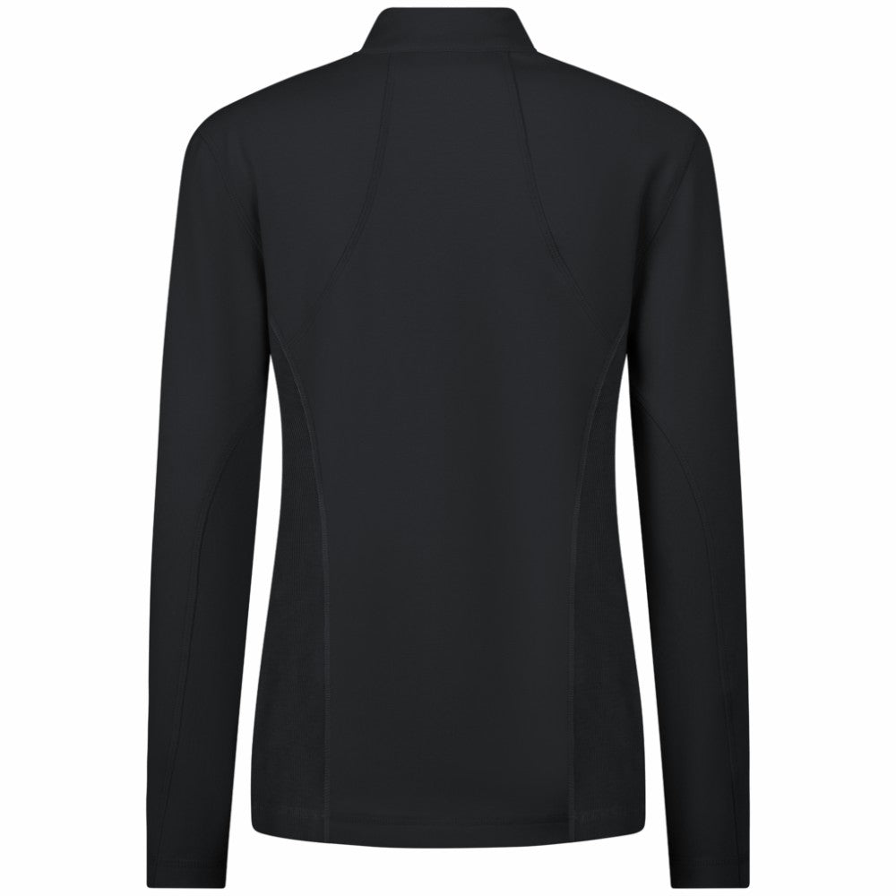 Philadelphia Flyers Levelwear Women's Upright Quarter-Zip Pullover - Black Pullover