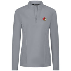 Ottawa Senators Levelwear Women's Upright Quarter-Zip Pullover - Gray Pullover