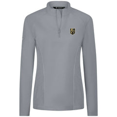 Vegas Golden Knights Levelwear Women's Upright Quarter-Zip Pullover - Gray Pullover