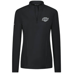 Los Angeles Kings Levelwear Women's Upright Quarter-Zip Pullover - Black Pullover