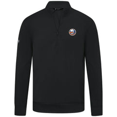 New York Islanders Levelwear Upright Tri-Blend Quarter-Zip Pullover - Black Pullover