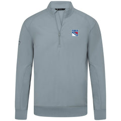 New York Rangers Levelwear Upright Tri-Blend Quarter-Zip Pullover - Gray Pullover