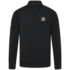 Anaheim Ducks Levelwear Upright Tri-Blend Quarter-Zip Pullover - Black Pullover