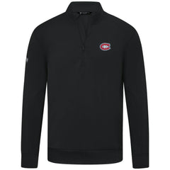Montreal Canadiens Levelwear Upright Tri-Blend Quarter-Zip Pullover - Black Pullover