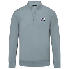 Colorado Avalanche Levelwear Upright Tri-Blend Quarter-Zip Pullover - Gray Pullover