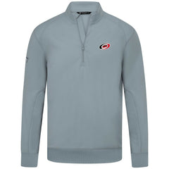 Carolina Hurricanes Levelwear Upright Tri-Blend Quarter-Zip Pullover - Gray Pullover