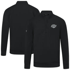 Los Angeles Kings Levelwear Upright Tri-Blend Quarter-Zip Pullover - Black Pullover