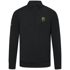 Vegas Golden Knights Levelwear Upright Tri-Blend Quarter-Zip Pullover - Black Pullover