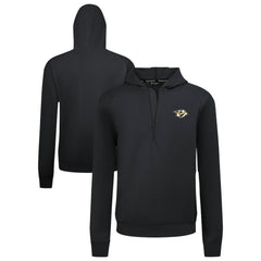 Nashville Predators Levelwear Technic Quarter-Zip Pullover Hoodie - Black Hoodies