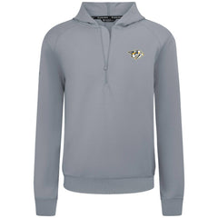 Nashville Predators Levelwear Technic Quarter-Zip Pullover Hoodie - Gray Hoodies