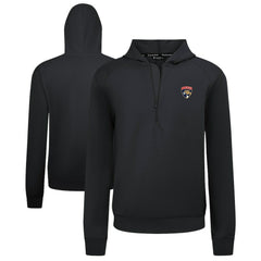 Florida Panthers Levelwear Technic Quarter-Zip Pullover Hoodie - Black Hoodies
