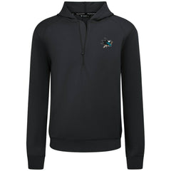 San Jose Sharks Levelwear Technic Quarter-Zip Pullover Hoodie - Black Hoodies