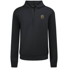 Vegas Golden Knights Levelwear Technic Quarter-Zip Pullover Hoodie - Black Hoodies