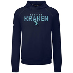 Seattle Kraken Levelwear Mandate Carve Tri-Blend Pullover Hoodie - Deep Sea Blue Hoodies