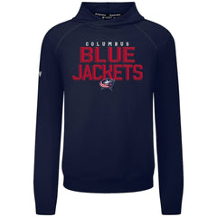 Columbus Blue Jackets Levelwear Mandate Carve Tri-Blend Pullover Hoodie - Navy Hoodies