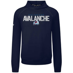 Colorado Avalanche Levelwear Mandate Carve Tri-Blend Pullover Hoodie - Navy Hoodies