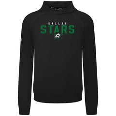Dallas Stars Levelwear Mandate Carve Tri-Blend Pullover Hoodie - Black Hoodies