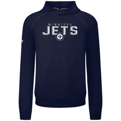 Winnipeg Jets Levelwear Mandate Carve Tri-Blend Pullover Hoodie - Navy Hoodies