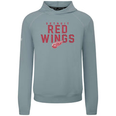 Detroit Red Wings Levelwear Mandate Carve Tri-Blend Pullover Hoodie - Gray Hoodies
