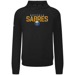 Buffalo Sabres Levelwear Mandate Carve Tri-Blend Pullover Hoodie - Black Hoodies