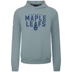 Toronto Maple Leafs Levelwear Mandate Carve Tri-Blend Pullover Hoodie - Gray Hoodies