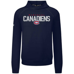 Montreal Canadiens Levelwear Mandate Carve Tri-Blend Pullover Hoodie - Navy Hoodies