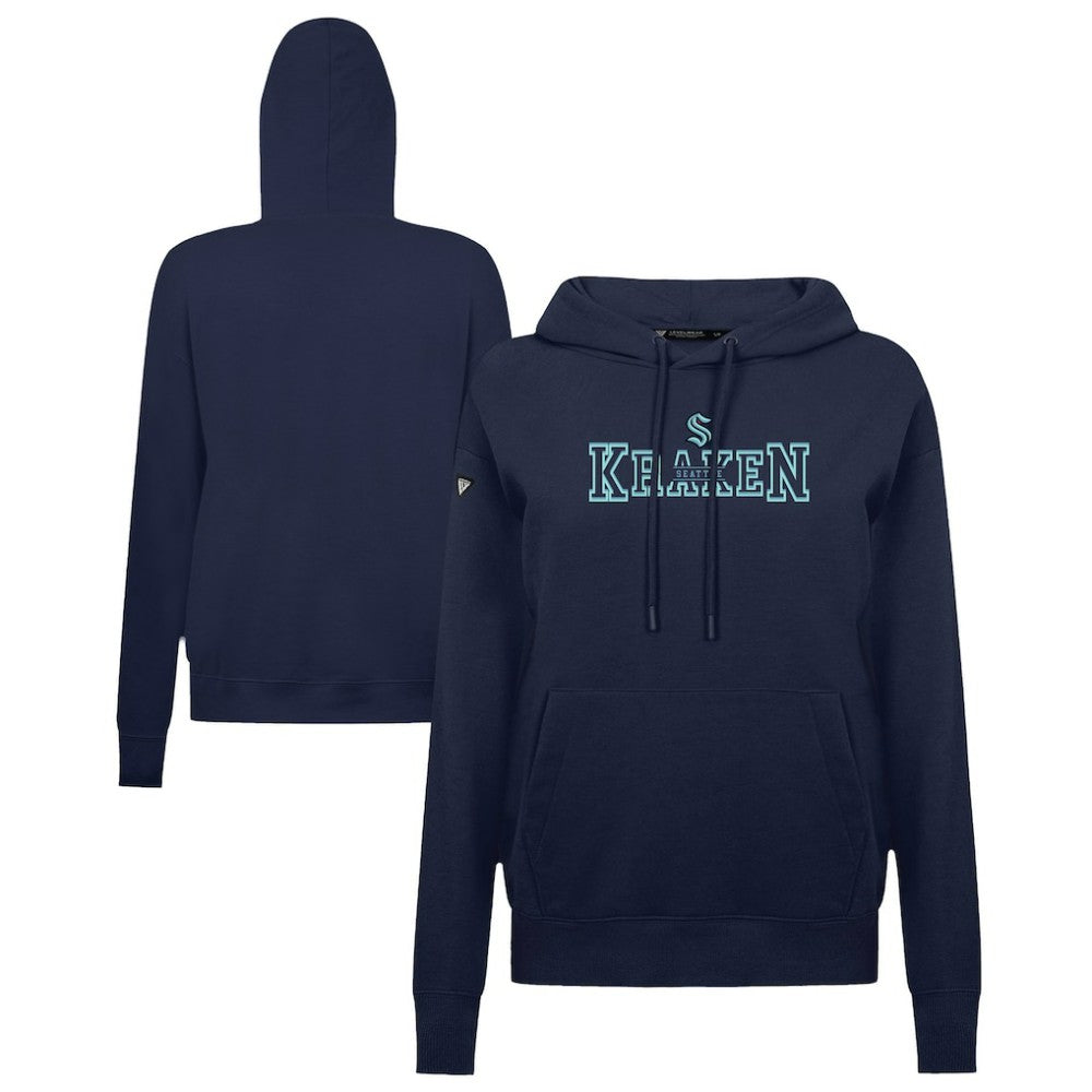 Seattle Kraken Levelwear Women's Adorn Journey Pullover Hoodie - Navy Hoodies