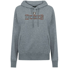 Anaheim Ducks Levelwear Women's Adorn Journey Pullover Hoodie - Gray Hoodies