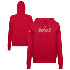 New Jersey Devils Levelwear Women's Adorn Journey Pullover Hoodie - Red Jerseys