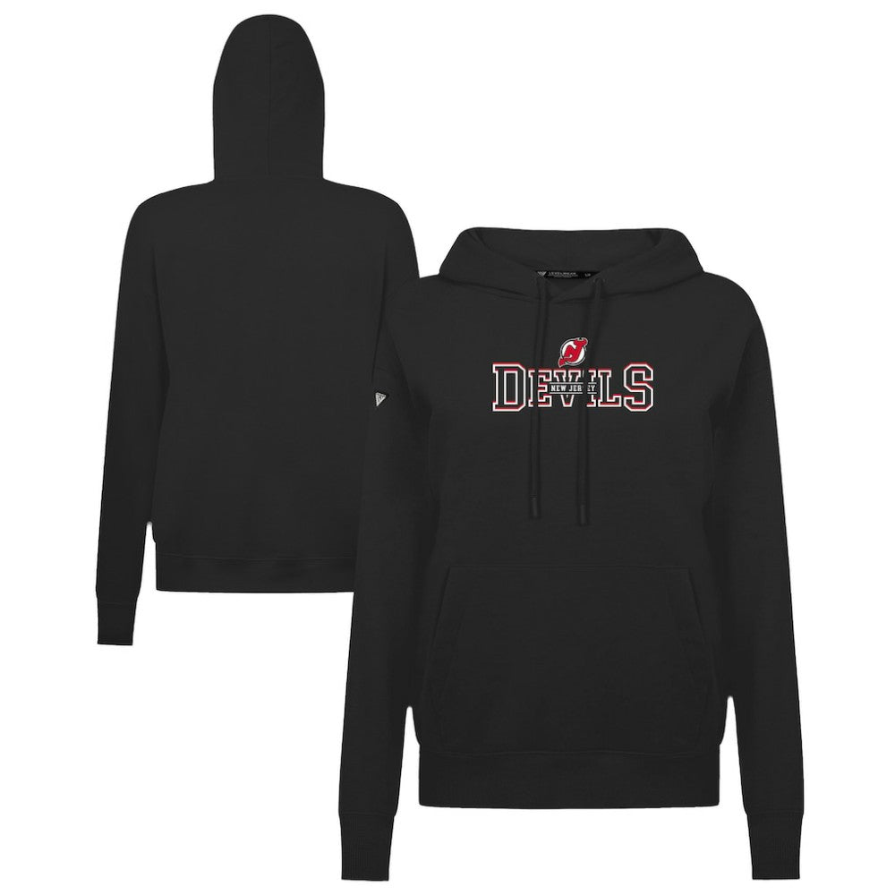 New Jersey Devils Levelwear Women's Adorn Journey Pullover Hoodie - Black Jerseys