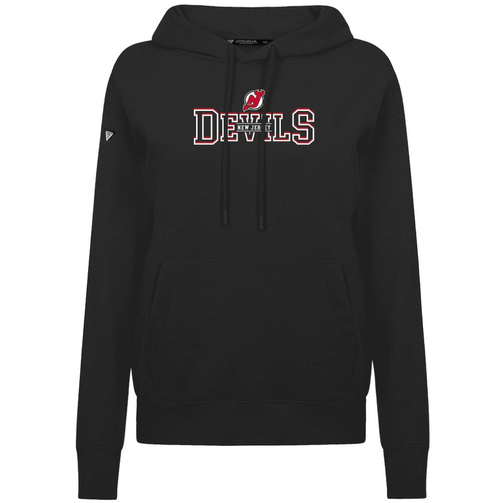 New Jersey Devils Levelwear Women's Adorn Journey Pullover Hoodie - Black Jerseys
