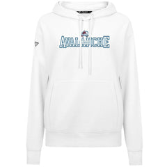 Colorado Avalanche Levelwear Women's Adorn Journey Pullover Hoodie - White Hoodies