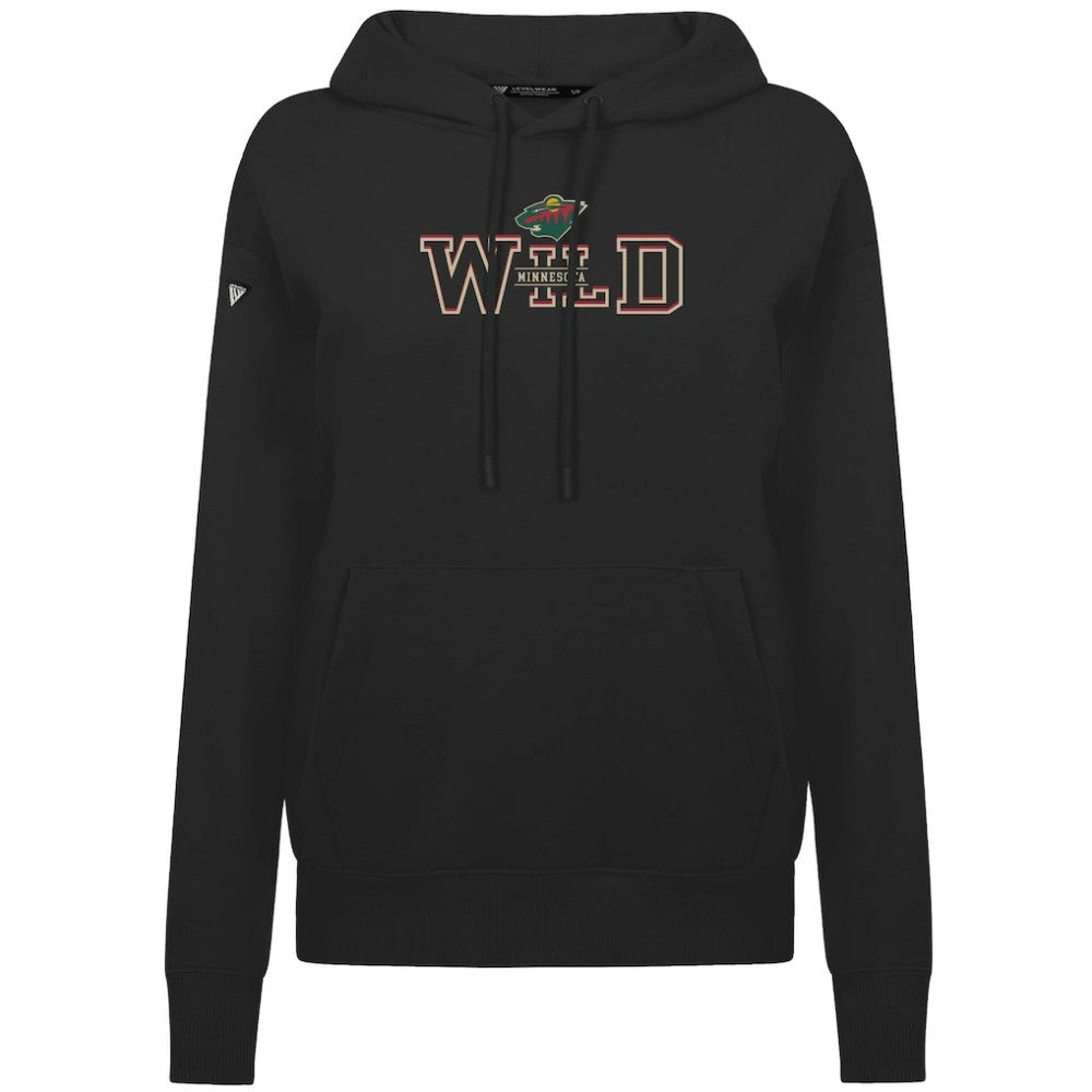 Minnesota Wild Levelwear Women's Adorn Journey Pullover Hoodie - Black Hoodies