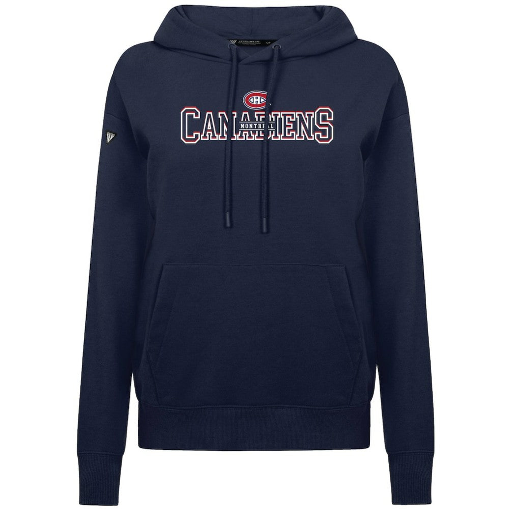 Montreal Canadiens Levelwear Women's Adorn Journey Pullover Hoodie - Navy Hoodies