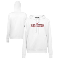 Detroit Red Wings Levelwear Women's Adorn Journey Pullover Hoodie - White Hoodies