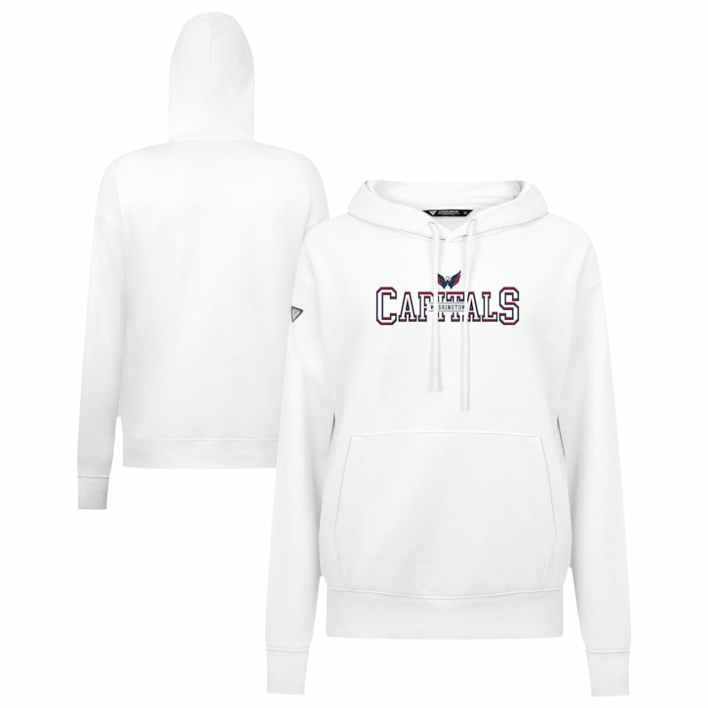 Washington Capitals Levelwear Women's Adorn Journey Pullover Hoodie - White Hoodies