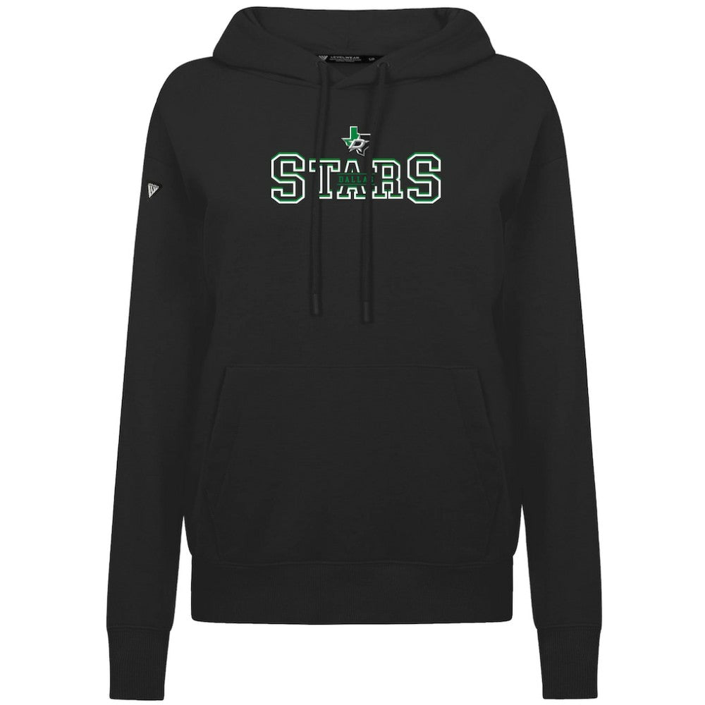 Dallas Stars Levelwear Women's Adorn Journey Pullover Hoodie - Black Hoodies