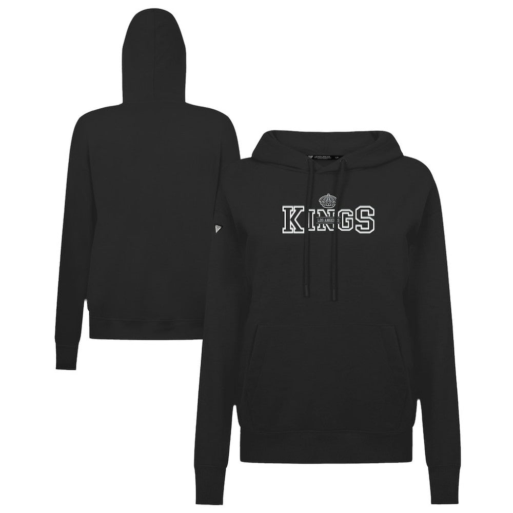 Los Angeles Kings Levelwear Women's Adorn Journey Pullover Hoodie - Black Hoodies